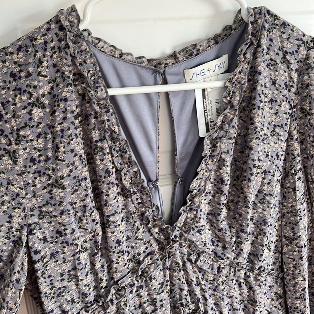 NWT long sleeve mini dress - Picture 3 of 5